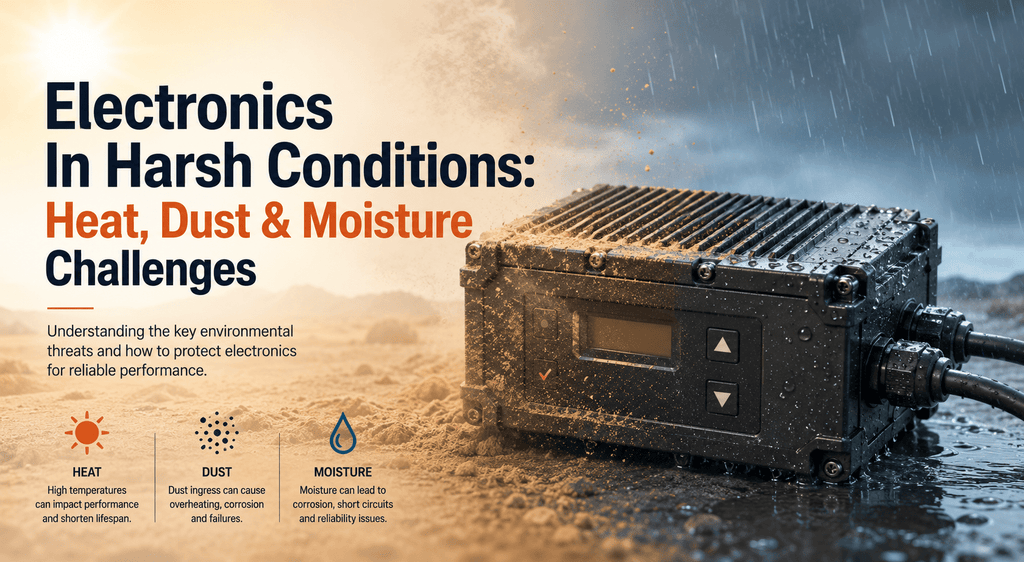 Electronics In Harsh Conditions: Heat, Dust & Moisture Challenges