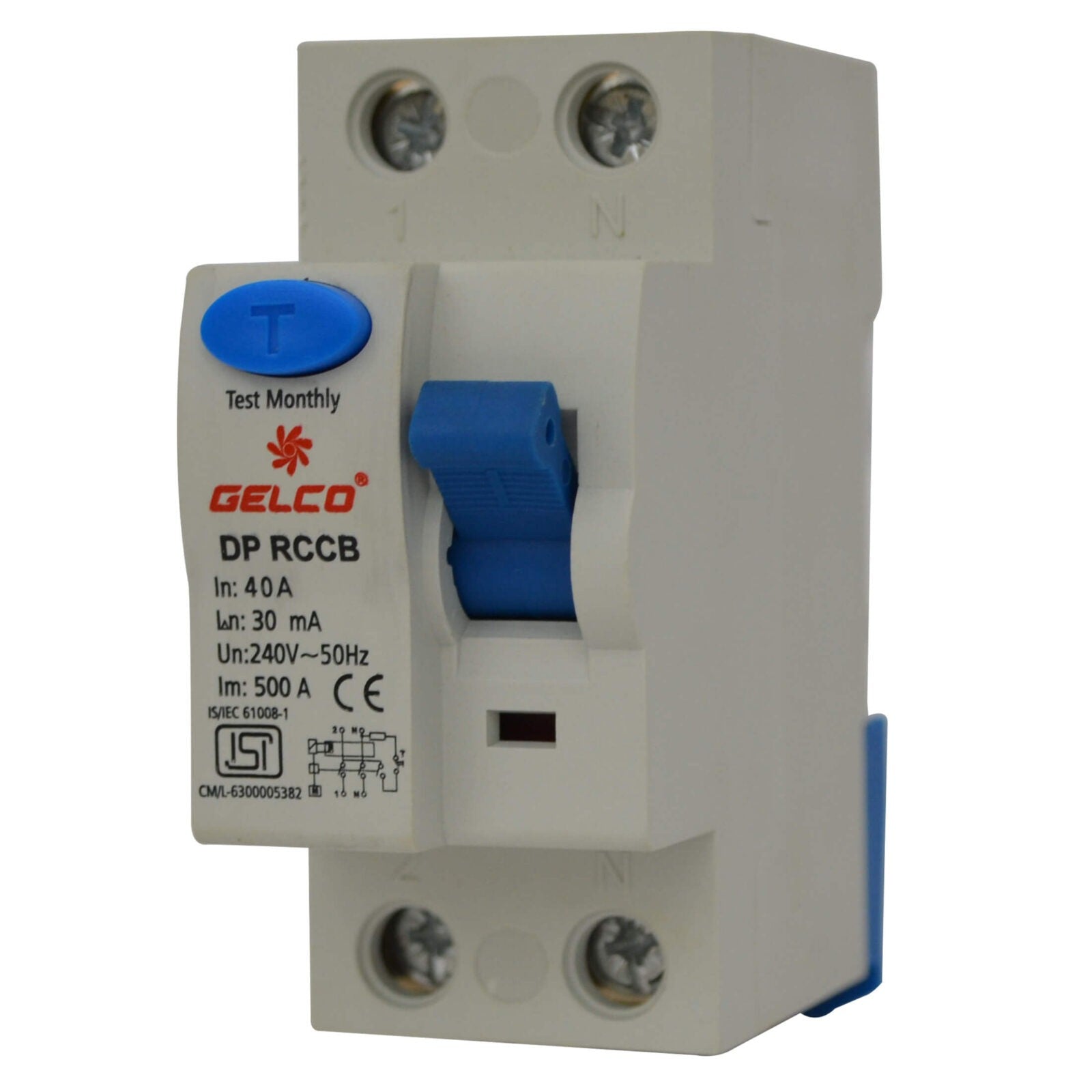 2-Pole RCCB - Gelco Electronics Pvt. Ltd.