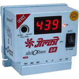 Naya Gelco Auto Switch 2.0, Automates On/Off Process as per the availability of 3-phase supply, Protect against Uneven/Unbalanced 3-phase Supply & Overheating, With Delay Variability Function & Digital Display - Gelco Electronics Pvt. Ltd.