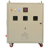 Servo Stabilizer 25 KVA to 45 KVA, Suitable For Water pumps, Bungalows, Hospitals, Small Scale Industries, Corporate Offices, Air Cooled & Bypass MCB - Gelco Electronics Pvt. Ltd.