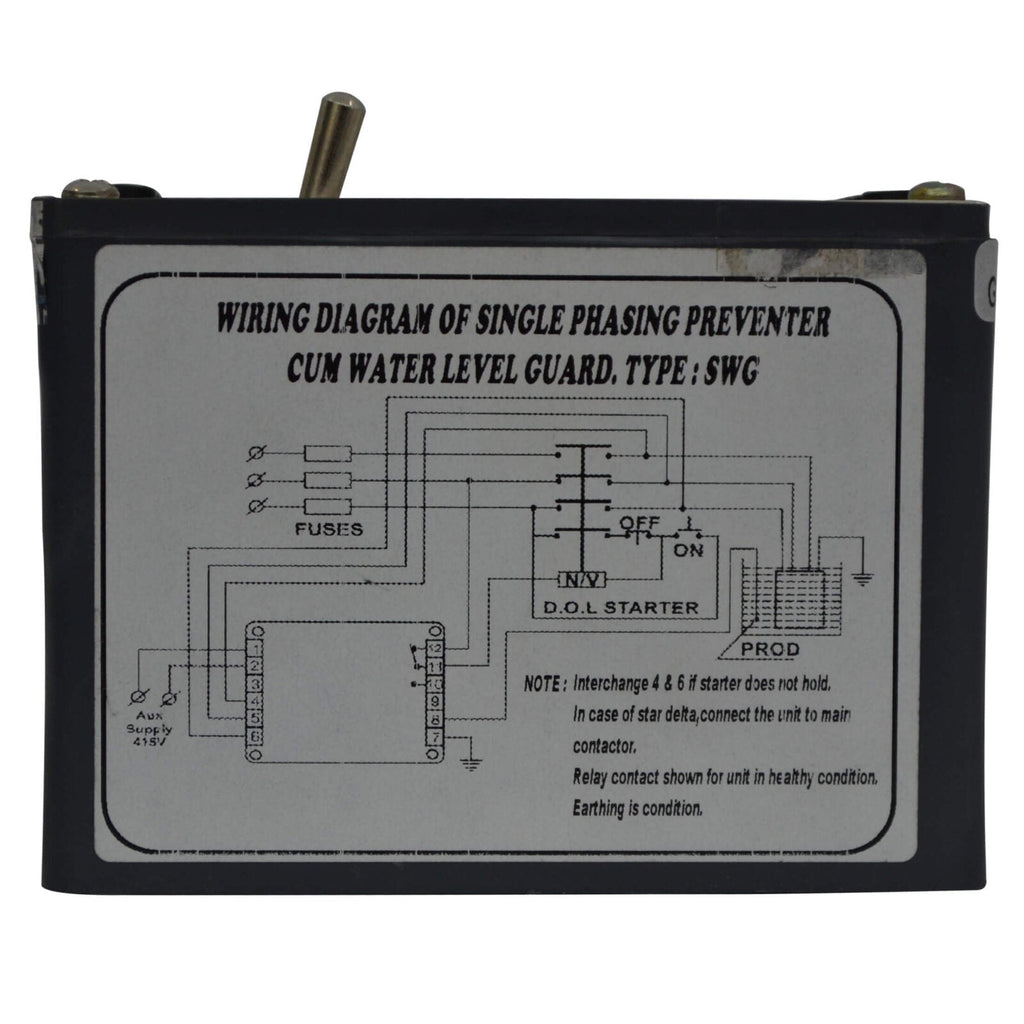 SWG Single Phasing Preventer cum Water Level Guard – Gelco Electronics ...